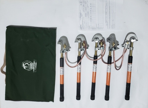 Conjunto De Aterramento P/ Rede Secundária Bt Com 5 Grampos