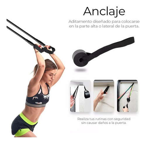 Ligas De Resistencia Raganet Para Pilates Y Gimnasio Multicolor