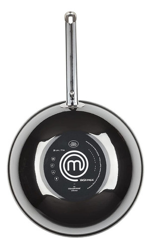 Batería De Cocina 13 Pz Vitroacero Master Chef 4036176 Vas Color Negro