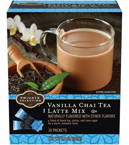 Private Selection vanilla Chai Tea Latte Mix -- 10 Packets