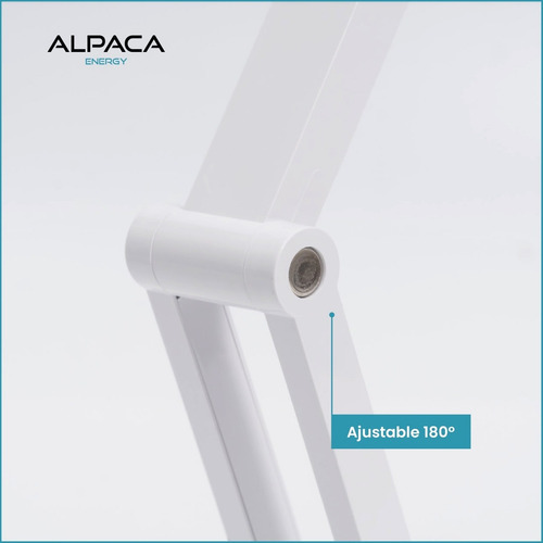 Imagen 6 de 7 de Lampara Velador Portátil Alpaca Led Carga Usb Alp-en-04