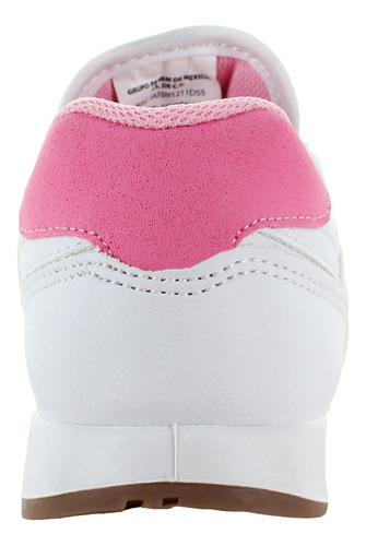 Panam Tenis Escolar Velcro Tactopiel Blanco Niña 81635