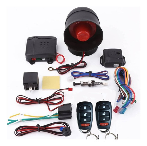 Alarma Automovil Marckar + 2 Controles + Sirena Completa A28