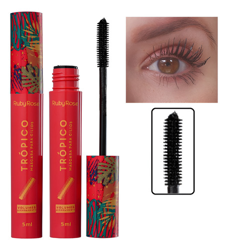Mascara Para Cilios Volume E Alongamento Hb502 Ruby Rose