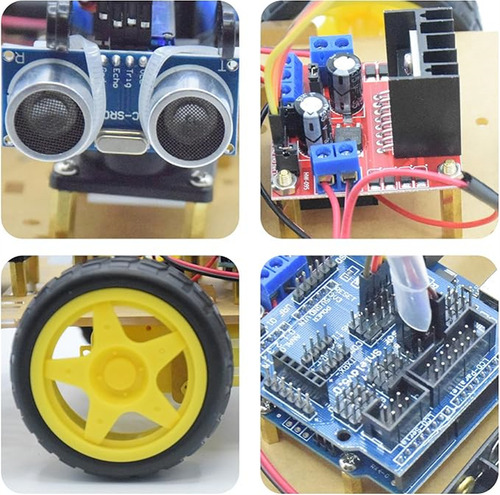 Smart Robot Car 2wd Chasis Kit Compatible Con Arduino
