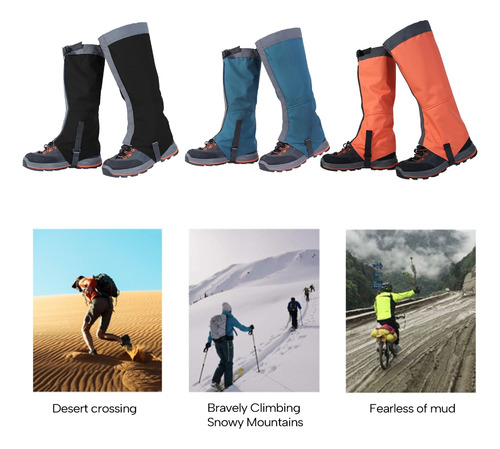 Polainas Para Tobillo Y Pierna (m-bl), Impermeables, Botas D