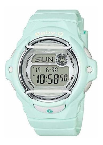 Casio Bg169r-3 Baby G Reloj Para Mujer Light Mint 46mm Resin