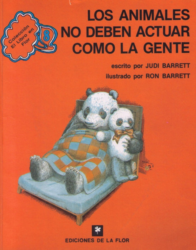 Los Animales No Deben Actuar Como La Gente - Judi Barrett