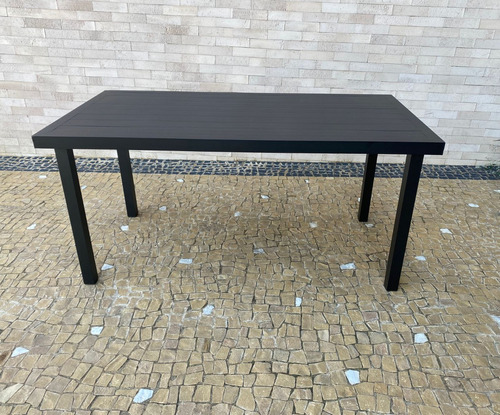 Mesa Ripada 1,60x0,80 Alumínio Área Externa E Interna