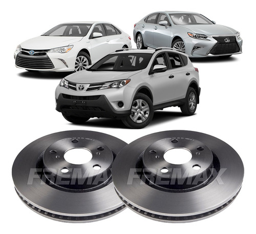 Imagem 4 de 6 de Disco Freio Dianteiro Toyota Rav4 2.5 2013 2014 2015 - Par
