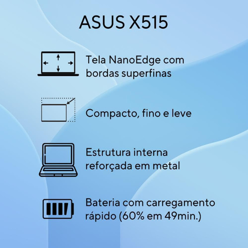 Notebook Asus X515 Intel Celeron Dual Core N4500 4gb Ram 128