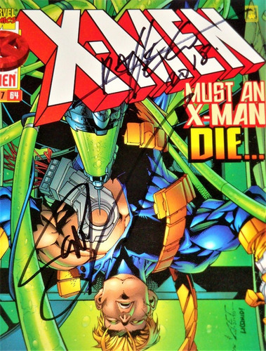 X- Men #64- Firmada X Carlos Pacheco & Scott Lobdell- C O A (Usado)