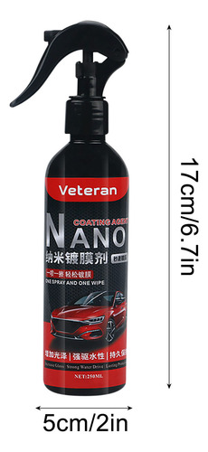 Agente De Recubrimiento B De 250 Ml Para Automóviles Crystal