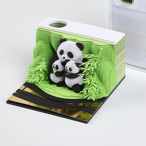 Nuevo 2025 3d Memo Pad, Papel Lagrimal Escultura De
