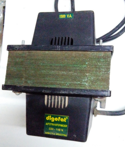 Autotransformador 220-110 Volts - 1500va#85 No Envio (Usado)