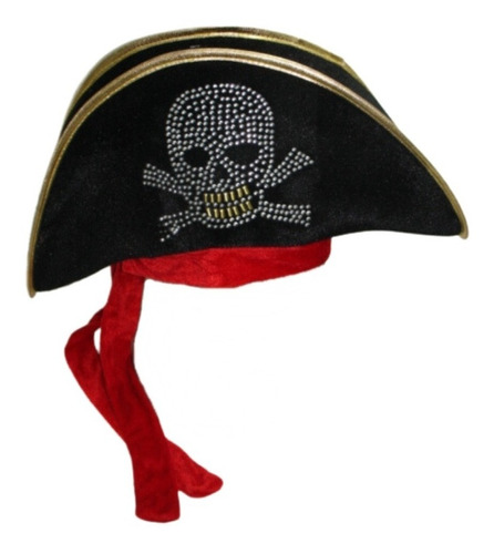 Sombrero Pirata Valavera Con Strass