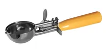 Comprar Cuchara Bochera Para Helado Acero Inoxidable Mango Negro Mango Amarillo