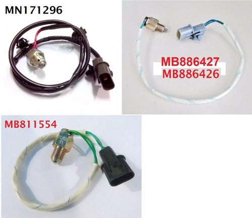 Sensores Interruptores 4x4 L200 Triton (as 3 Peças)