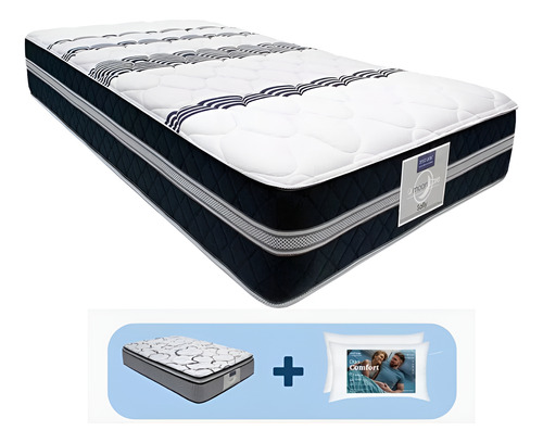 Kit Colchón King Size Ultra Confort Restonic + 2 Almohadas
