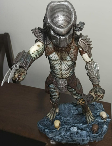 Maquette Predador Predator 1/4 58cm Não Hot Toys Sideshow