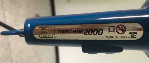 Imagen 2 de 4 de Secador De Pelo Solan Turbo 2000