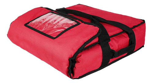Pizza Develivey Bag Aislado Pizza Carrier Rojo 50x50x25cm