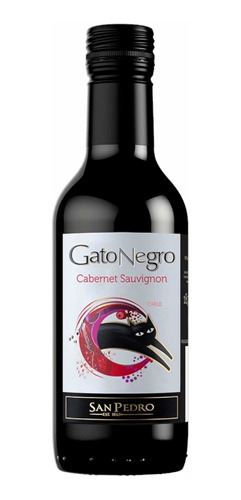 Vino Gato Negro 187 Ml Botella Pequeña Cabernet Sauvignon