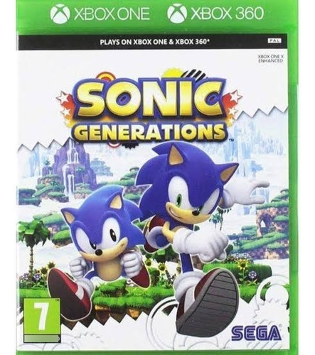 Cartão Físico Sonic Generations Xbox 360 One Series
