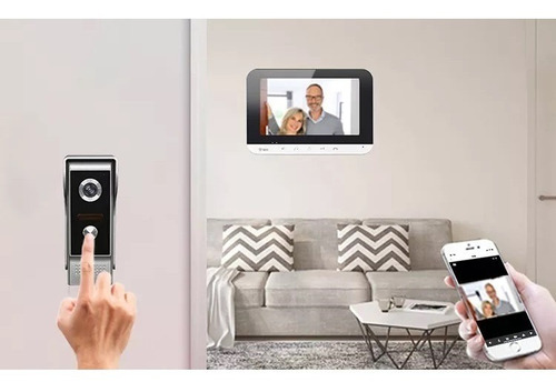Imagen 7 de 10 de Video Portero Wifi Citofono Hd Intemperie Timbre Infrarrojo