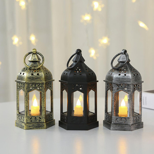 Luz De Vela De Lámpara De Viento De Linterna De Vela