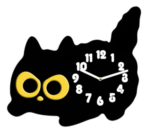 Tabletop Cat Reloj Mantel Reloj Desk Gatking Desk Reloj