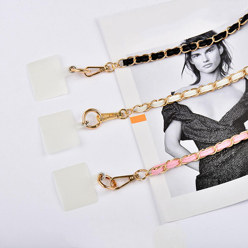 Cordón Para Teléfono, Accesorio De Cadena Para Negro