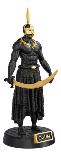 Estátua Ogum Umbanda Candomblé - Orixá Guerreiro - Versão 2 Cor Cor Aurum Noctis