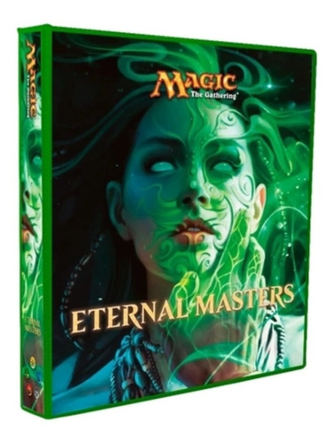 Álbum Magic Fichário Eternal Masters + 10 Folhas 9 Bolsos