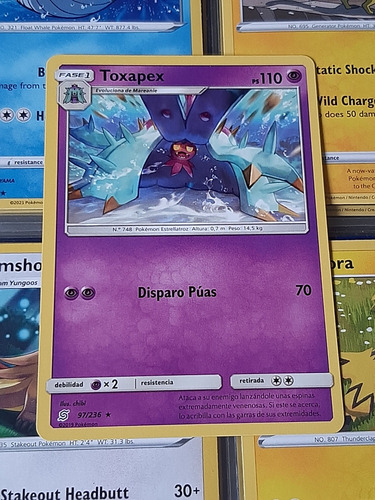 Toxapex 97/236,original De Pokemon Tcg En Español.rara. (Usado)