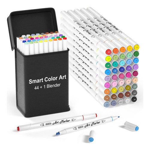 Smart Color Art Marcadores Artísticos, 44 Marcadores Para .