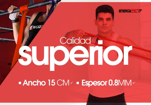 Imagen 4 de 10 de Banda Elastica 1,5m Extra Hard Theraband Ejercicio Fitness !