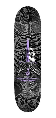 Shape Powell Peralta Skull And Sword Grey 8.5 X 32 