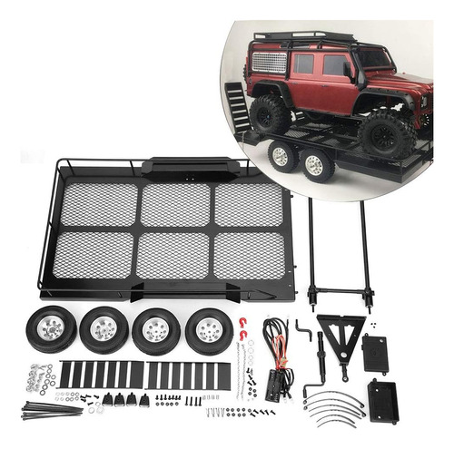 Remolque De Coche Rc 1/10, Accesorio De Remolque De Coche De