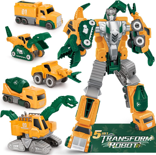 Dreamon Transforming Robot Toys Set Para Niños, Vehículos De