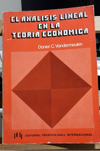 El Análisis Lineal En La Teoría Económica- Vandermeulen