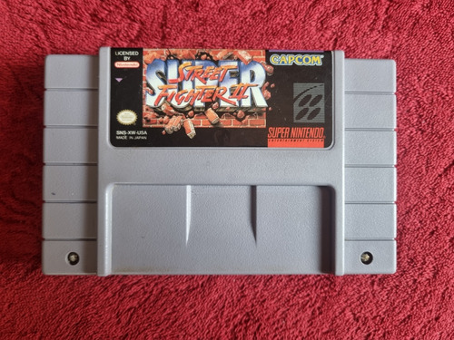 Super Street Fighter Snes Cartucho Original Súper Nintendo 