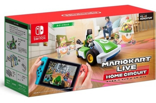 Imagen 1 de 4 de Mario Kart Live Home Circuit Luigi Set Nintendo Switch Luigi
