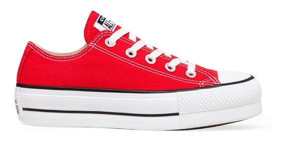 Converse All Star Plataforma Rojas en Mercado Libre Argentina