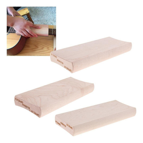 F Bloco De Lixar Com Raio De 3 Peças Para Guitarra Baixo