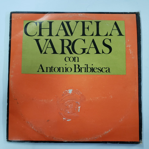 Chavela Vargas Con Antonio Bribiesca Lp Triple Casi Nuevo