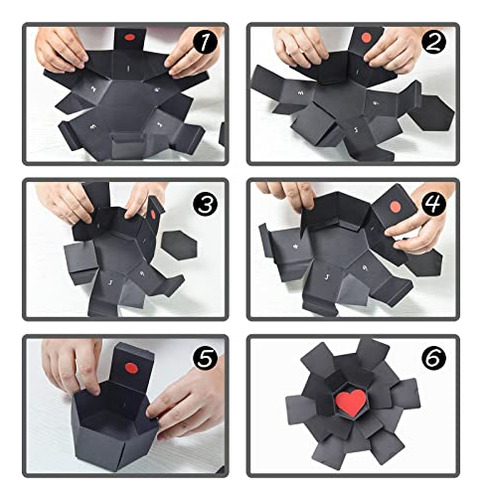 Caja De Explosión Wanateber, Caja De Explosión Diy Con 6 Car