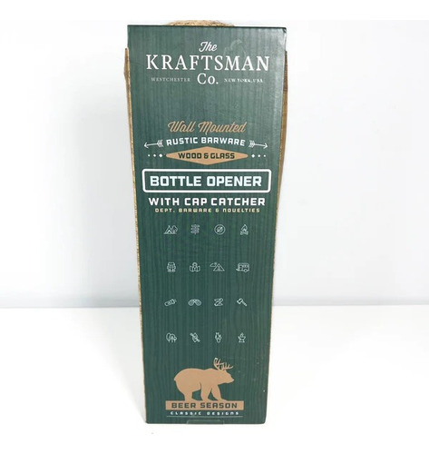 Kraftsman Co Abridor De Botellas Cerveza Colgante De Pared