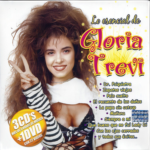 Gloria Trevi Os fundamentos de Gloria Trevi- 3 discos Cds e DVDs