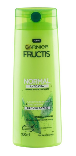 Shampoo Cabello Normal Anti Caspa X350 Fructis Garnier